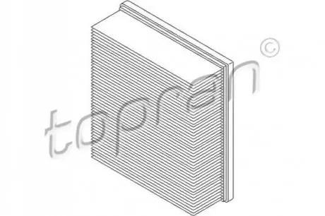 Фільтр повітряний Audi A4 1.6-3.2 00-08/Seat Exeo 1.6/1.8/2.0TDI/TFSI 08-13 TOPRAN / HANS PRIES 109043