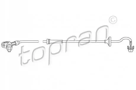 Датчик ABS TOPRAN / HANS PRIES 109754