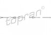 Трос ручного тормоза - TOPRAN / HANS PRIES 109814 (2D0609701D)