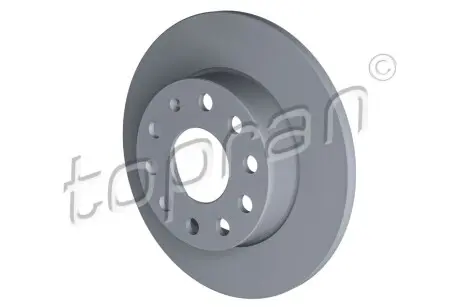 Диск гальмівний (задній) Audi A3/Skoda Octavia/VW Caddy/Golf/Touran 03-15 (260х12) TOPRAN / HANS PRIES 110080