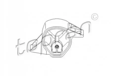 Подушка АКПП Audi A6 97-05 (L) TOPRAN / HANS PRIES 110229