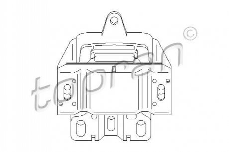 Подушка двигуна TOPRAN / HANS PRIES 110388 (фото 1)