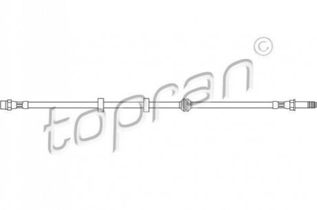 Тормозной шланг TOPRAN / HANS PRIES 110401 (фото 1)