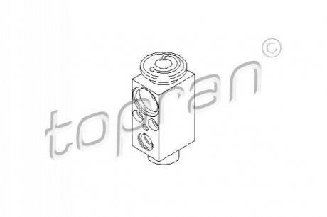 Клапан кондиціонера Ford Galaxy 1.9 Tdi 97-06/VW Sharan 2.8 00-10 TOPRAN / HANS PRIES 110730 (фото 1)