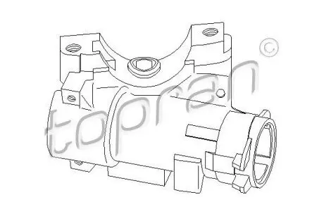 Корпус замка запалювання AUDI A2, A3, A4 B5, A4 B6, A6 C5, TT SEAT ALHAMBRA, CORDOBA, IBIZA III, IBIZA IV, IBIZA IV ST, LEON, TOLEDO II SKODA FABIA I, FABIA II, OCTAVIA I, ROOMSTER 11.94-08.15 TOPRAN / HANS PRIES 110824 Купити в Україні