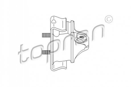 Подушка двигуна - (2D0199379, 9012412413, A9012412413) TOPRAN / HANS PRIES 110984 (фото 1)