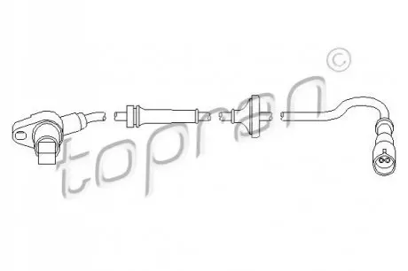 Датчик ABS (передній) BMW 1/2/3/4 12 TOPRAN / HANS PRIES 111074