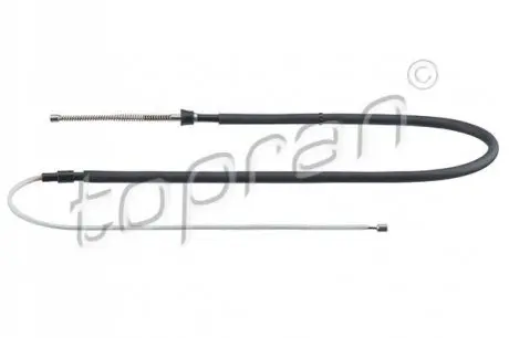 Трос ручника Skoda Fabia 99-08/VW Polo 01-09 (1580/918 мм) TOPRAN / HANS PRIES 111212 Купити в Україні