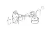 Датчик положення колінвалу VW Caddy III 1.6/2.0i 04-15 TOPRAN / HANS PRIES (111376) зображення 1