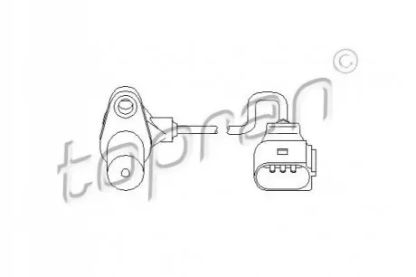 Датчик положення колінвалу VW T5 2.0 03 TOPRAN / HANS PRIES 111377
