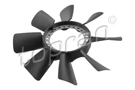 Крильчатка вентилятора AUDI A4 B5, A6 C4, A6 C5, A8 D2 SKODA SUPERB I VW PASSAT B5, PASSAT B5.5 2.4-2.8 03.94-03.08 TOPRAN / HANS PRIES 111409 Купити в Україні