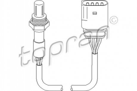 Лямбда-зонд TOPRAN / HANS PRIES 111611