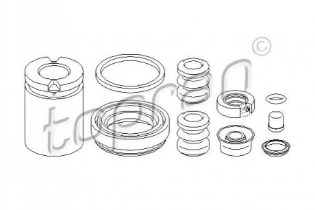 Ремкомплект супорта гальмівного TOPRAN / HANS PRIES 111689