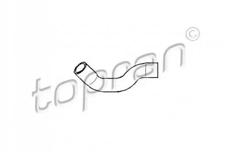 Патрубок системи охолодження TOPRAN / HANS PRIES 111977 Купити в Україні