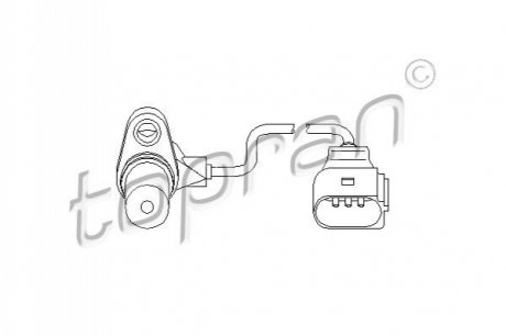 Датчик частоти обертання, керування двигуном TOPRAN / HANS PRIES 112109