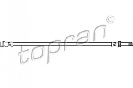 Тормозной шланг TOPRAN / HANS PRIES 112162 (фото 1)