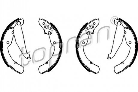 Тормозные колодки.) TOPRAN / HANS PRIES 112173