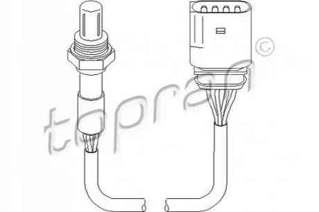 Лямбда зонд VW Caddy II 1.4 95-04 TOPRAN / HANS PRIES 112190