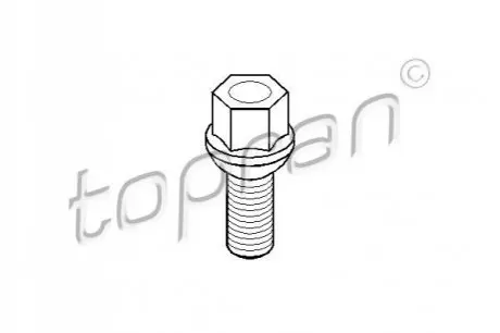 Болт колеса Audi/VW (M12x1.5x24) TOPRAN / HANS PRIES 112225 Купити в Україні