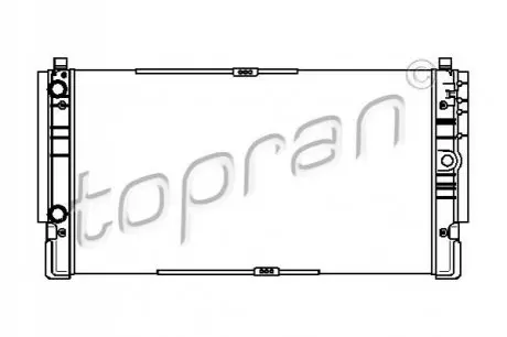 Радиатор двигателя TOPRAN / HANS PRIES 113326