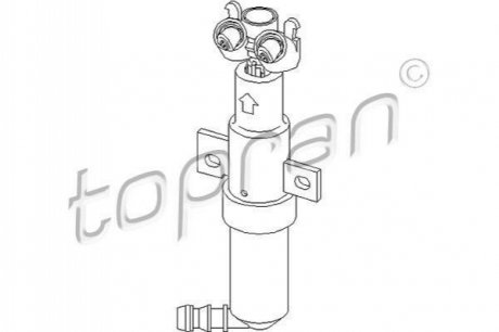 Розпилювач води для чищення, система очищення фар TOPRAN / HANS PRIES 113 438 (фото 1)