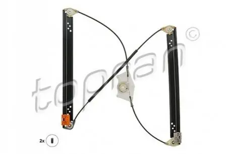 Склопідіймач (передній) Porsche Cayenne/VW Touareg 02-10 (R) (електро) (без моторчика) TOPRAN / HANS PRIES 113610 Купити в Україні