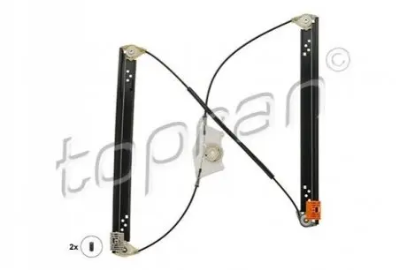 Склопідіймач (передній) Porsche Cayenne/VW Touareg 02-10 (L) (електро) (без моторчика) TOPRAN / HANS PRIES 113611 Купити в Україні