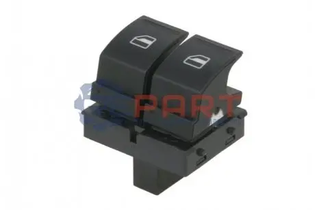 Фото Кнопка склопідйомника (L) VW Caddy 03-(подвійна) TOPRAN / HANS PRIES (115116) зображення 1