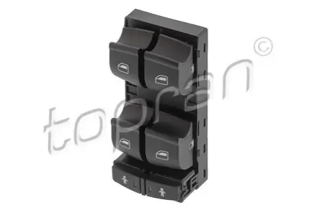 Кнопка піднімання вікна передн Лів VW AUDI A6 C6, Q7 2.0-6.0D 05.04-08.15 TOPRAN / HANS PRIES 119314