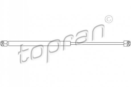 Пружина газова / приміщення для вантажу TOPRAN / HANS PRIES 200009 (фото 1)