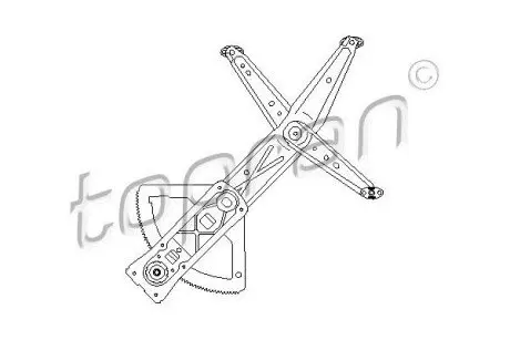 Склопідіймач передн Прав (ручний) OPEL CORSA B 03.93-12.01 TOPRAN / HANS PRIES 200044