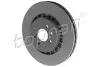 Диск гальмівний (передній) Opel Astra F/Kadett/Vectra 84-/Daewoo Lanos 97- (256x24)(з покр.)(вент.) TOPRAN / HANS PRIES (200932) зображення 1