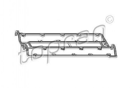 Прокладка клапанної кришки TOPRAN / HANS PRIES 201130 (фото 1)