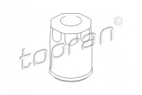 Фільтр масляний Opel Astra F 1.7D 91-98 TOPRAN / HANS PRIES 201303 Купити в Україні