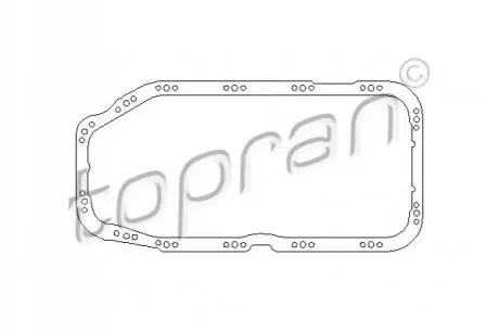 Прокладка поддона Opel Vectra B 1.6i 95-03 TOPRAN / HANS PRIES 201 317