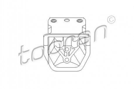 Подушка двигателя TOPRAN / HANS PRIES 201384 (фото 1)