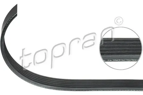 Поліклиновий ремінь (6PK1795) NISSAN INTERSTAR, PRIMASTAR OPEL ASTRA F, ASTRA G, COMBO, CORSA B, FRONTERA B, MOVANO A, OMEGA B, TIGRA, VECTRA B, VIVARO A, ZAFIRA A RENAULT AVANTIME 1.4-2.5D 09.91 TOPRAN / HANS PRIES 202335