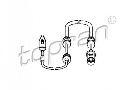 Датчик износа тормозных колодок TOPRAN / HANS PRIES 203972