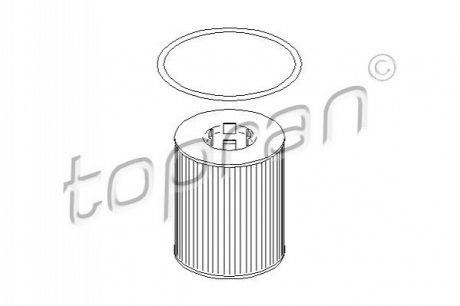 Фильтр масла TOPRAN / HANS PRIES 205593