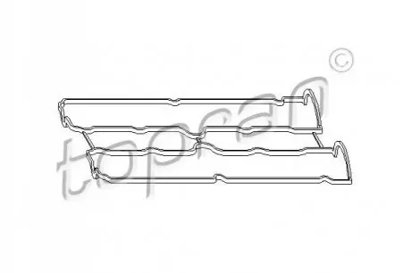 Прокладка кришки клапанів Opel Combo/Astra F/G/ Vectra B/C 1.4-1.6 16V 95 TOPRAN / HANS PRIES 206133 Купити в Україні