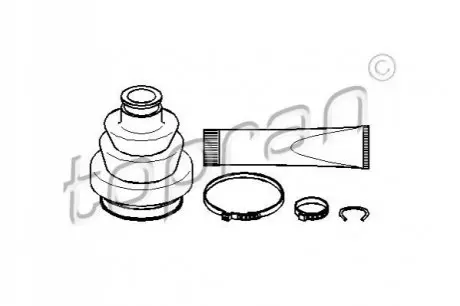 Пильник ШРКШ (внутрішній) Opel Astra F/G/H/Vectra C/B 91-08 TOPRAN / HANS PRIES 206487