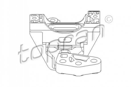 Подушка двигателя TOPRAN / HANS PRIES 206571