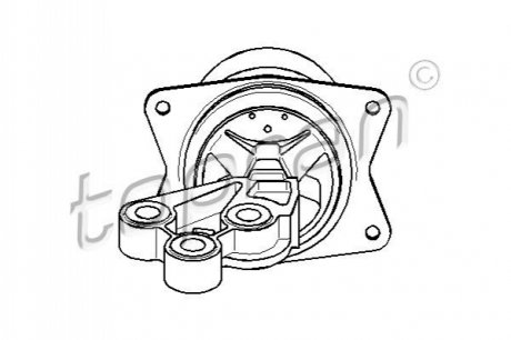 Подушка двигателя TOPRAN / HANS PRIES 206576
