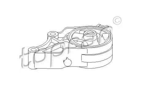 Подушка двигуна передн Прав, гумово-металев. OPEL SIGNUM, VECTRA C, VECTRA C GTS SAAB 9-3 2.0-3.2 08.02-02.15 TOPRAN / HANS PRIES 206577