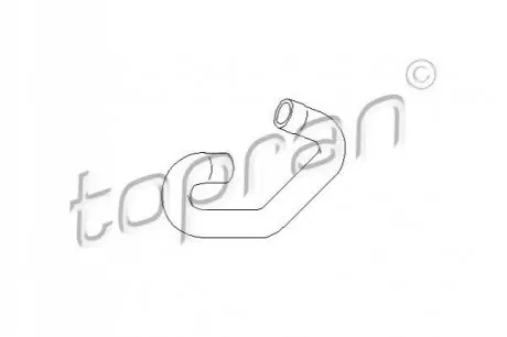 Шланг гумовий системи охолодження TOPRAN / HANS PRIES 206700 Купити в Україні