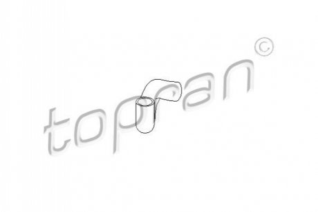 Шланг радиатора TOPRAN / HANS PRIES 206 701 (фото 1)