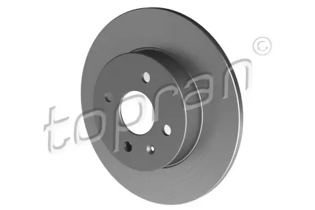 Диск гальмівний (задній) Opel Combo 1.3CDTI-1.7DTI 16V 01- (264x10) TOPRAN / HANS PRIES 206860
