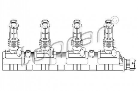 Катушка воспаления TOPRAN / HANS PRIES 207116