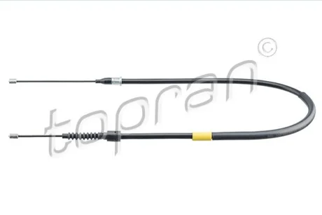 Трос стояночного тормоза передн (1106мм, тормоза: барабан) OPEL CORSA C 1.0-1.7D 09.00-12.12 TOPRAN / HANS PRIES 207190