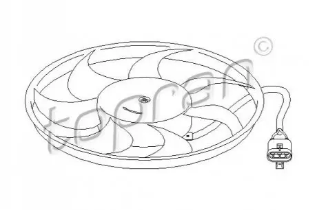 Фото Крильчатка радiатора TOPRAN / HANS PRIES (207210) зображення 1